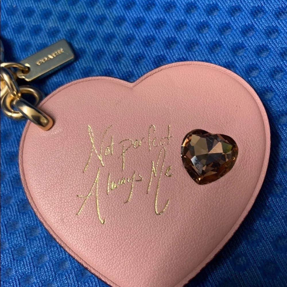Coach Selena Gomez Heart Keychain Bag Charm - Picture 5 of 7